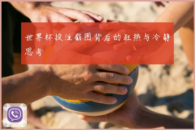 世界杯投注截图背后的狂热与冷静思考